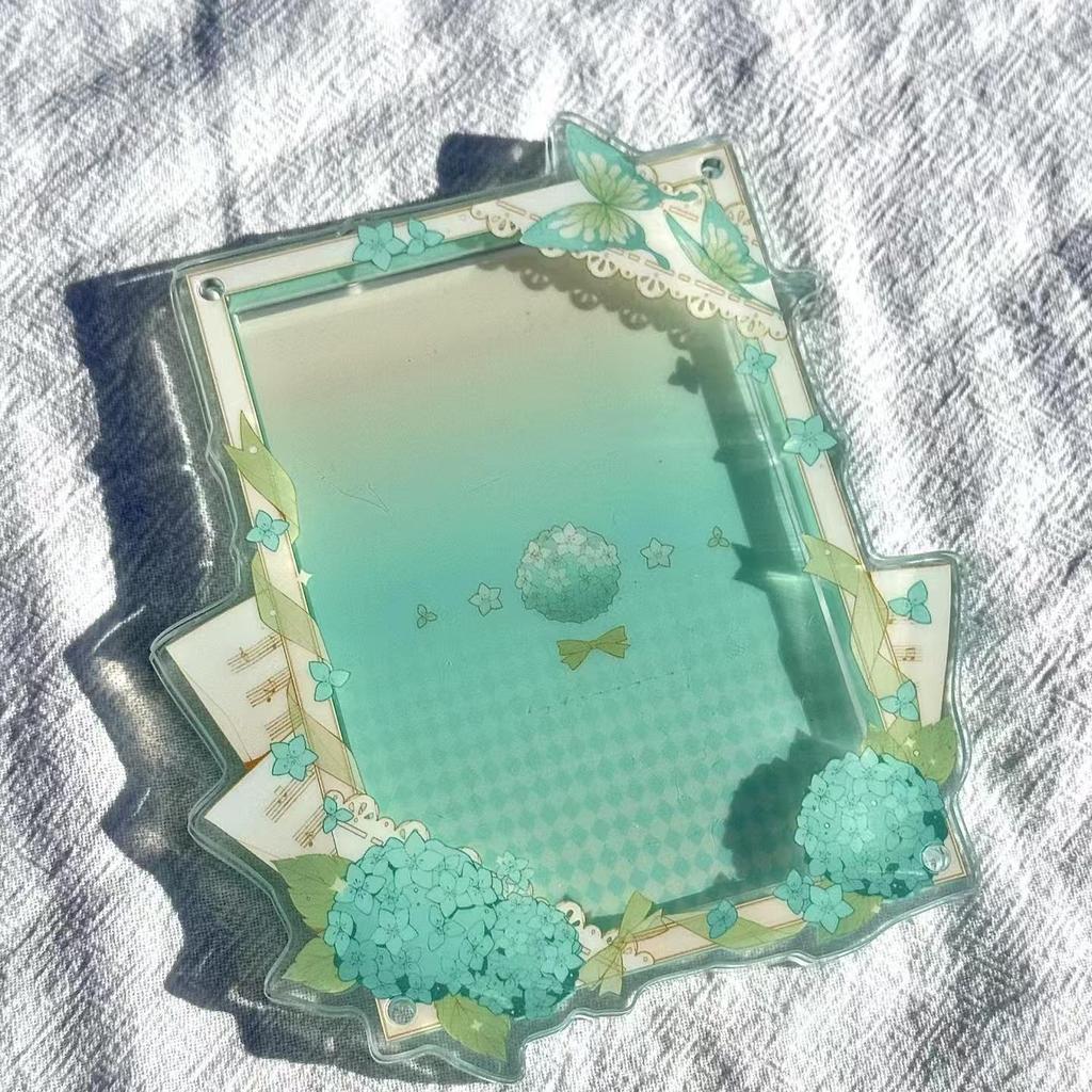 Xiaohongshu Same Style Mint Green Magazine Small Frame Acrylic 10 ซม.Photo Polaroid Storage กรอบรูปโ