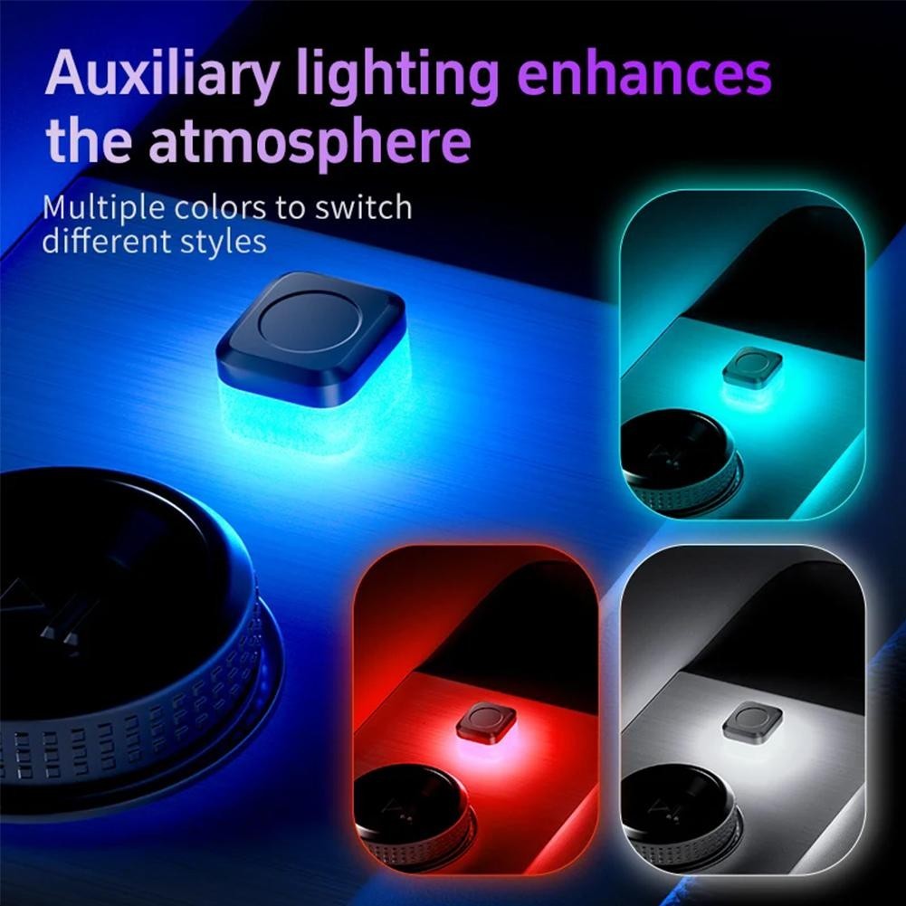 รถ Usb ตกแต่ง Ambient Light ไฟภายในรถ บรรยากาศ Auto Light อะไหล่ Led T4h3