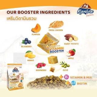 Kaniva Fusion อาหารแมวคานิว่า ผสมบูสเตอร์ ทานง่าย เคี้ยวง่าย สารอาหารอัดแน่น ขนาด 1 กิโลกรัม