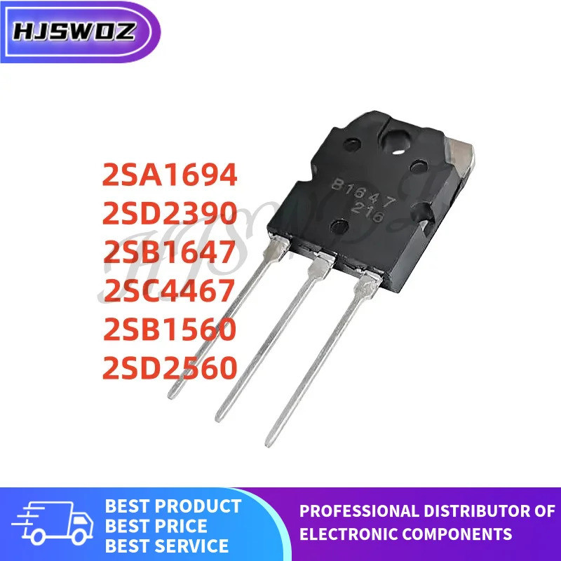 5PCS 2SD2560 2SD2390 2SB1560 2SB1647 2SC4467 2SA1694 TO-3P D2560 D2390 B1560 B1647 C4467 A1694 Field
