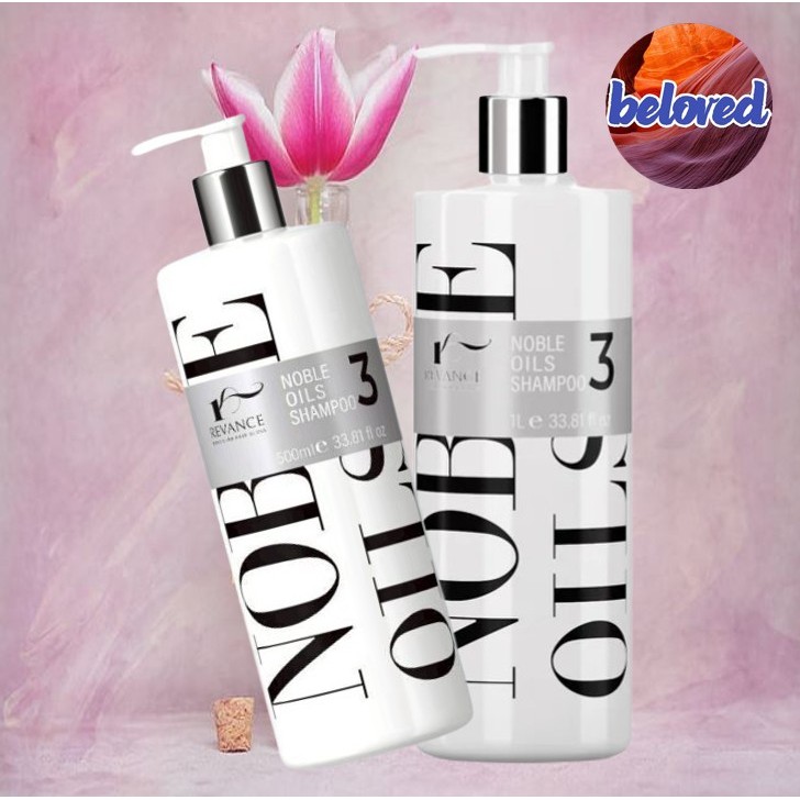 REVANCE Noble Oils Shampoo 3 500/1000 ml แชมพูน้ำมันบำรุงเส้นผม ช่วยคืนความชุ่มชื้น ทำให้เส้นผมเงางา