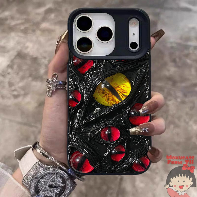 COD🔥️เคสไอโฟน 17 Pro Max เคส iPhone 11 12 13 15 16 Case Evil Eye siliconeเคสซิลิโคนอ่อนนุ่มป้องกันส่