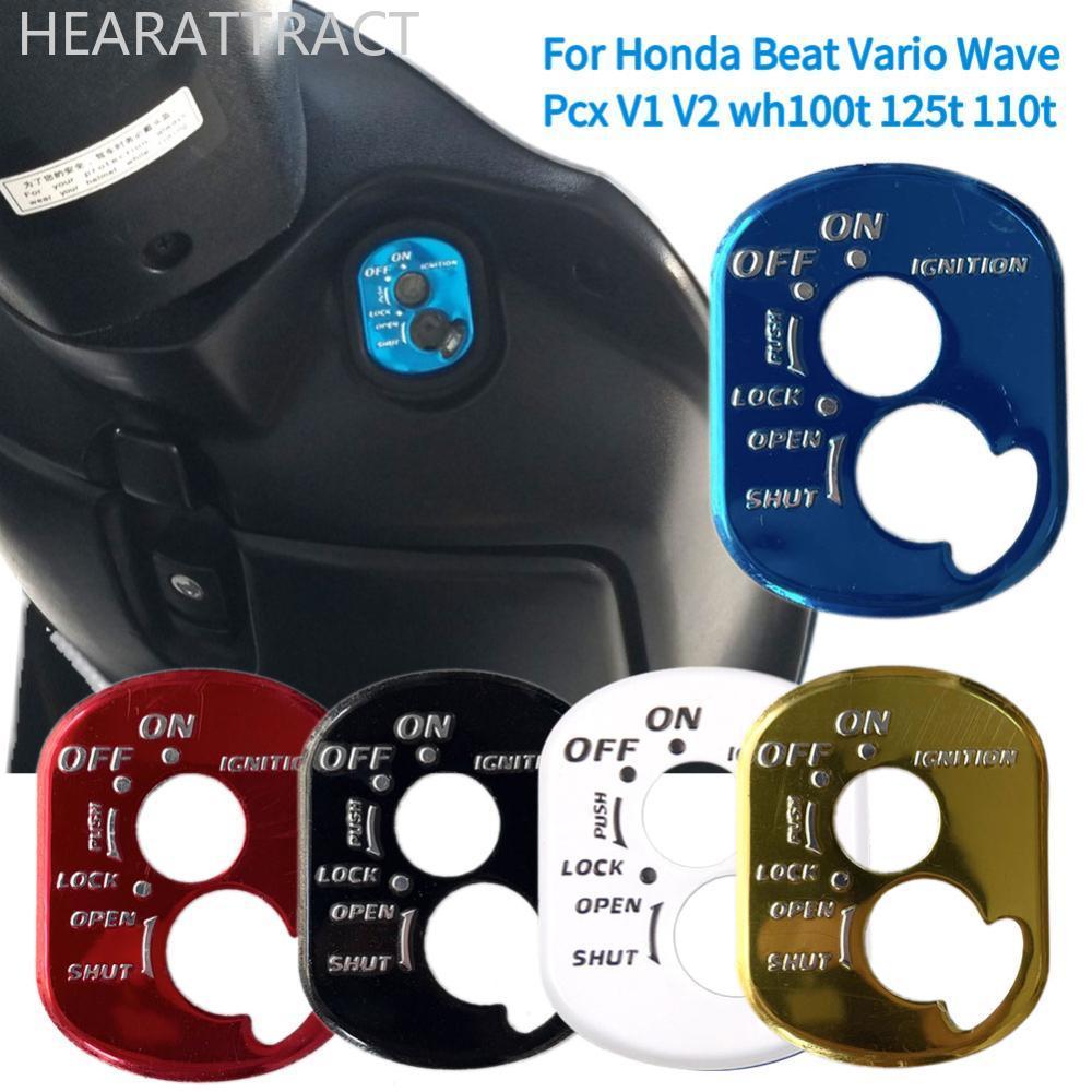HEARATTRACT 1 PC อลูมิเนียมรถจักรยานยนต์สวิทช์จุดระเบิด Key ล็อคอุปกรณ์เสริมสําหรับ Honda Beat Vario