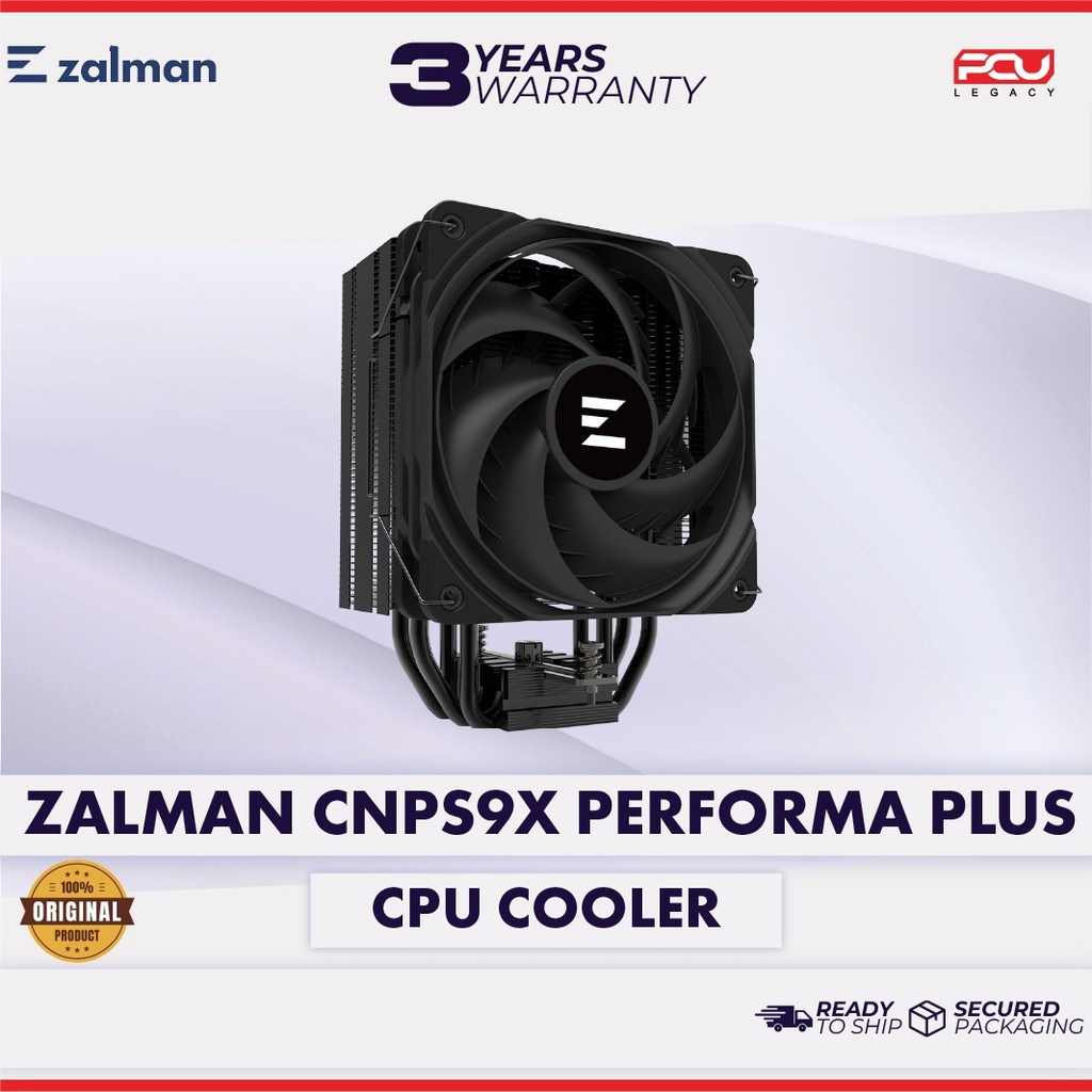 ZALMAN CNPS9X PERFORA PLUS CPU COOLER - สีดํา