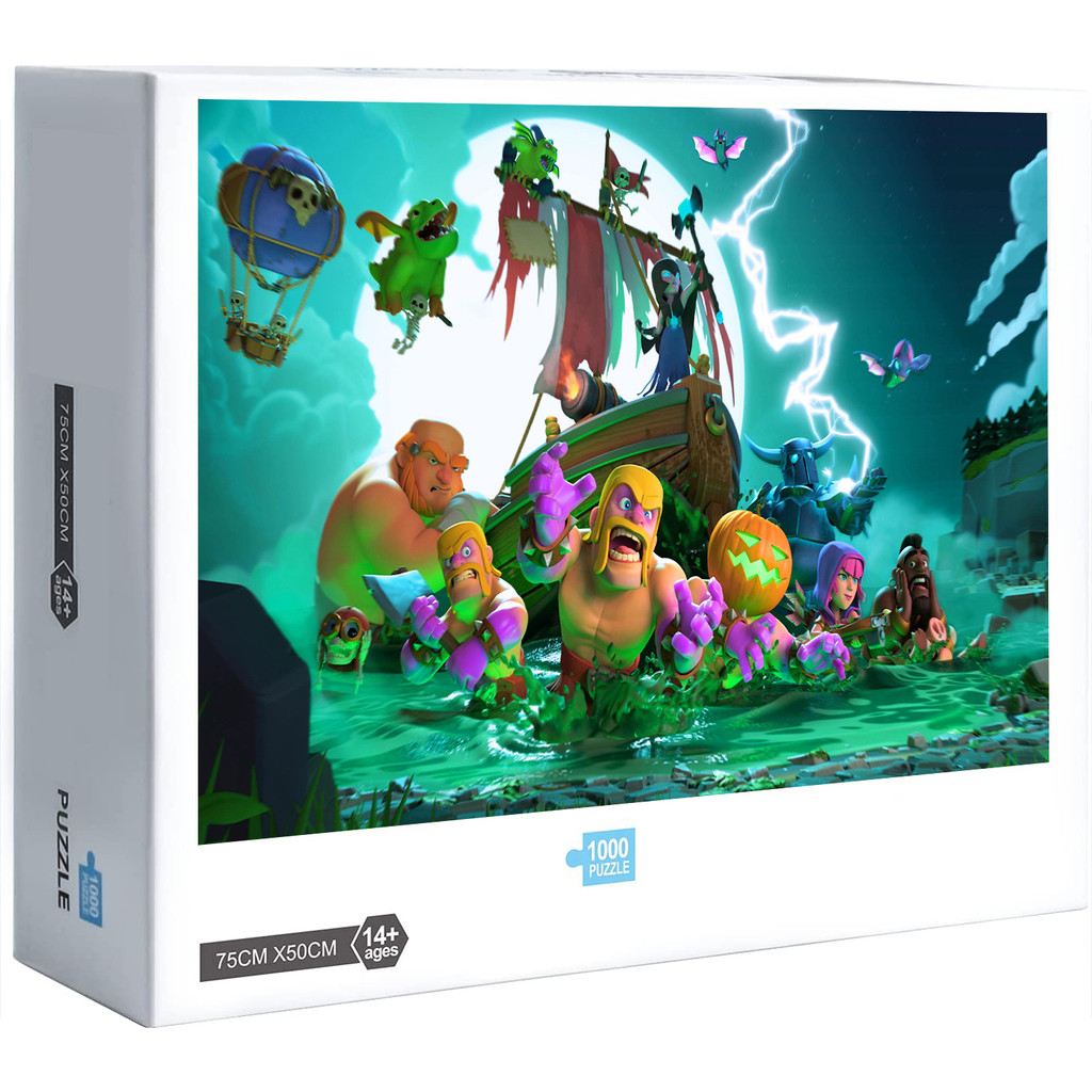 Clash of Clans จิ๊กซอว์ไม้คุณภาพสูงของขวัญตกแต่งบ้าน