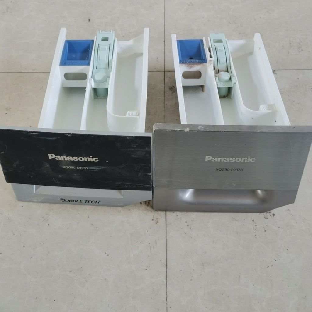ชุดกล่องผงซักฟอกและช่องน้ำสำหรับ Panasonic XQG100-E1A2T E9L2T E9A2H