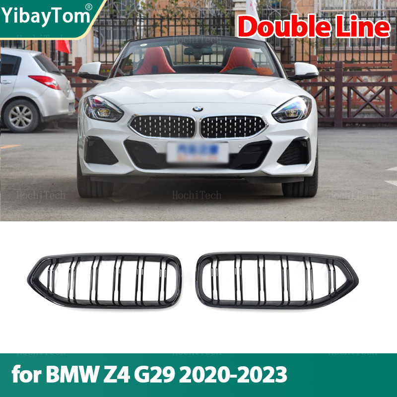 ด้านหน้า Kidney Grill Racing Grille สําหรับ BMW Z4 2019-2024 G29 Roadster M40i sDrive 25i รถอุปกรณ์เ