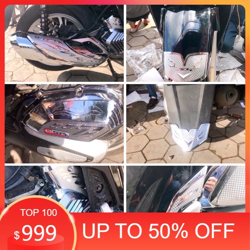 ครอบแต่ง Sh 2026-2017 โครเมียมแท้ sh125,sh150,sh160