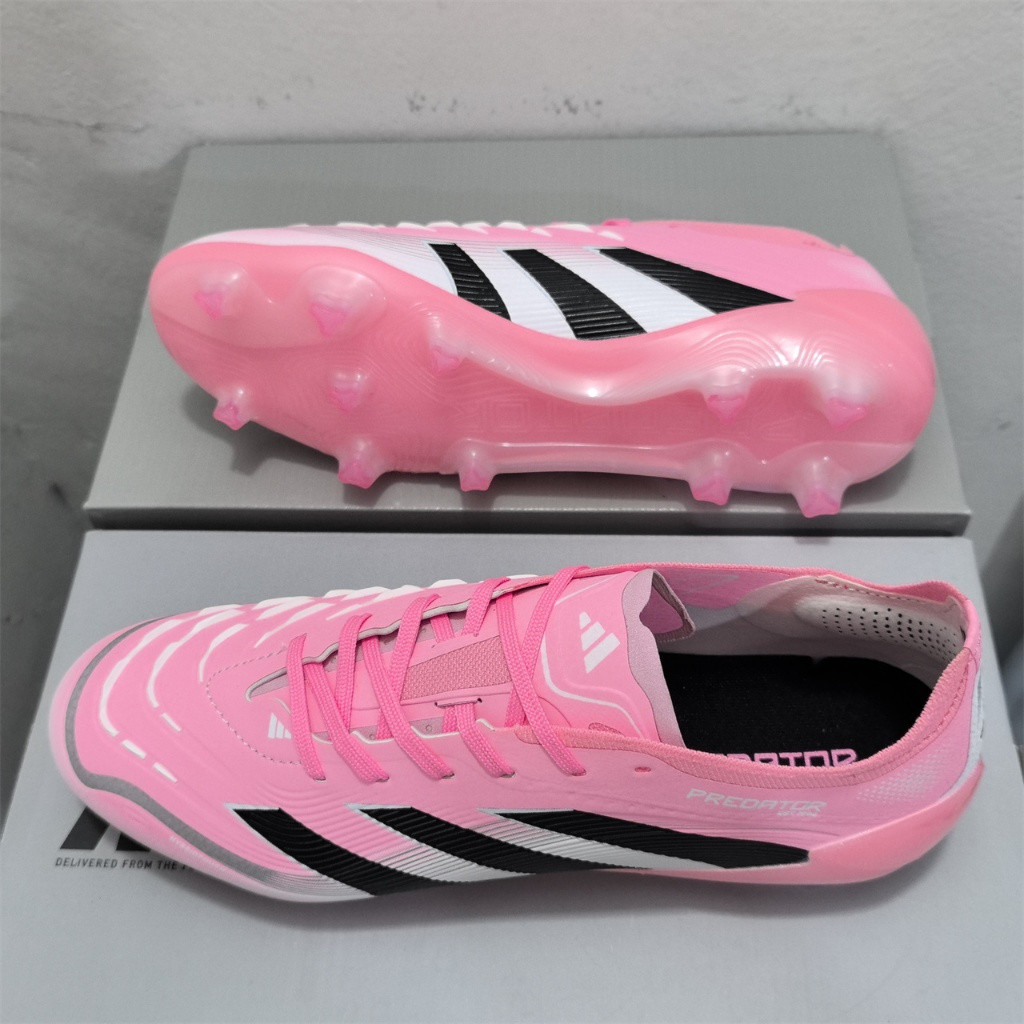 Predator Precision+ 25th Edition FG Beckham Exclusive Color Pink ฟุตบอล ไซ즈 36–45