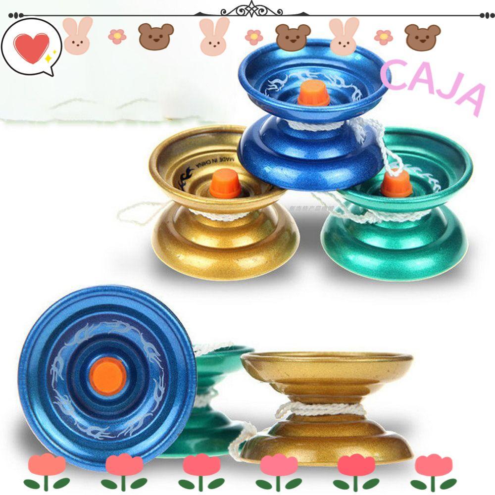 CAJA1 1A Yoyo Ball, Alloy Beginner Yoyo Toys, Simplicity ทนทาน Anti Drop Concentration Dead Sleep Yo