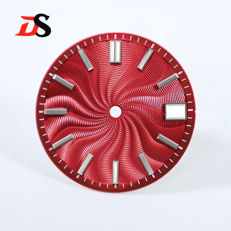 คุณภาพสูง Guilloche Dial No Lume Smoked Series 28.5 มม.Pearless NH34 NH38 การเคลื่อนไหวไม่มีวันที่ 3