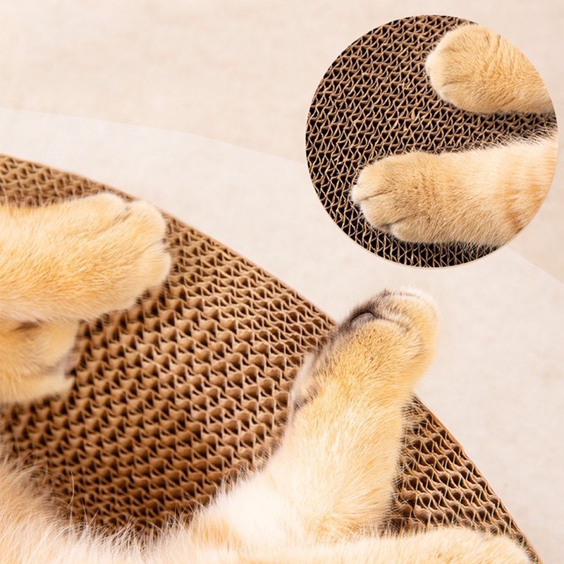 ที่ลับเล็บแมว รูปอ่าง ที่ฝนเล็บแมว ของเล่นแมว เป็นที่นอนแมวไปในตัว - รูปที่ 4