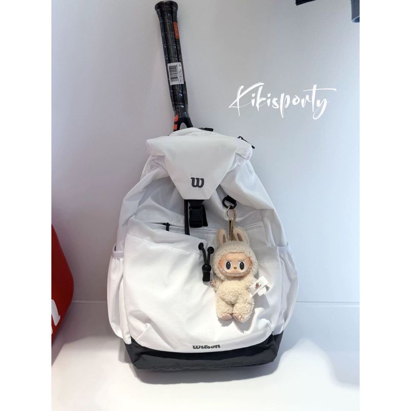 สินค้ามีในสต็อก กระเป๋าเป้เทนนิส สไตล์เกาหลี 26ฤดูใบไม้ผลิ-ร้อน DUOFLAP ฝาปิดสองชั้น มัลติฟังก์ชัน
