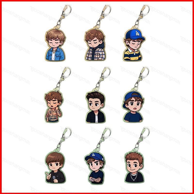 CH1 Justin Bieber อะคริลิคพวงกุญแจกระเป๋าเป้สะพายหลังจี้ SWAG กระเป๋าอุปกรณ์เสริมดาว Periphery HC1