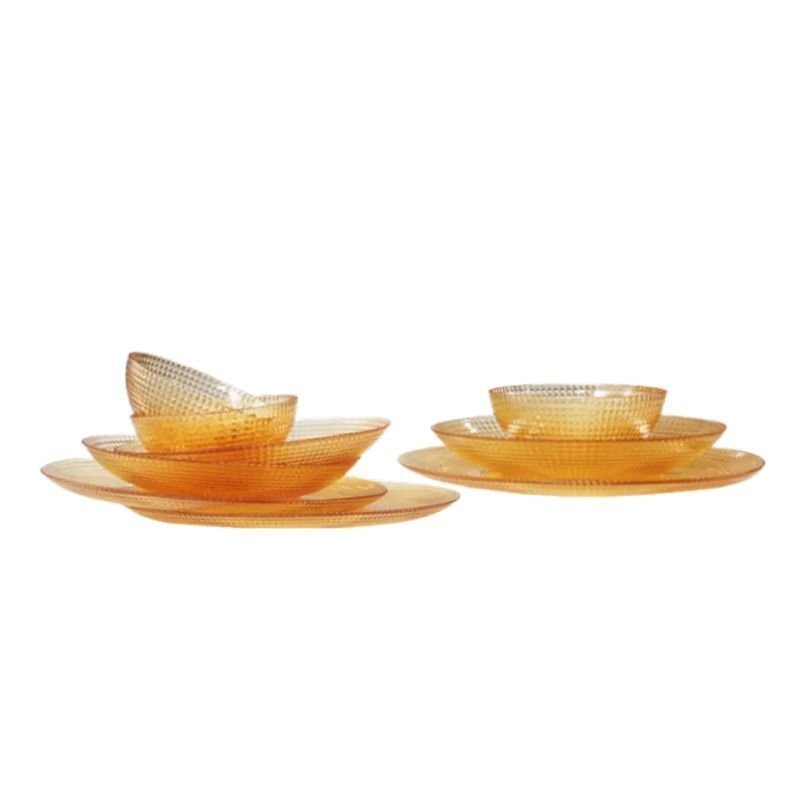 หรูหรา|ชุดส่วนบุคคล Corning, ml350 Small Bowl Tableware VISIONS, (93 Deep Dish Crystal Amber 3 ZXW9