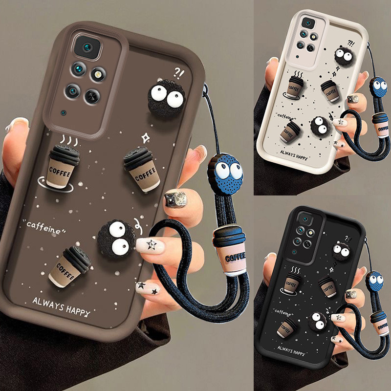 เคส Redmi Note 11 Pro Redmi Note 12 Pro 4g เคสถ้วยกาแฟ Anti-drop เคสโทรศัพท์ป้องกันบาร์บีคิว
