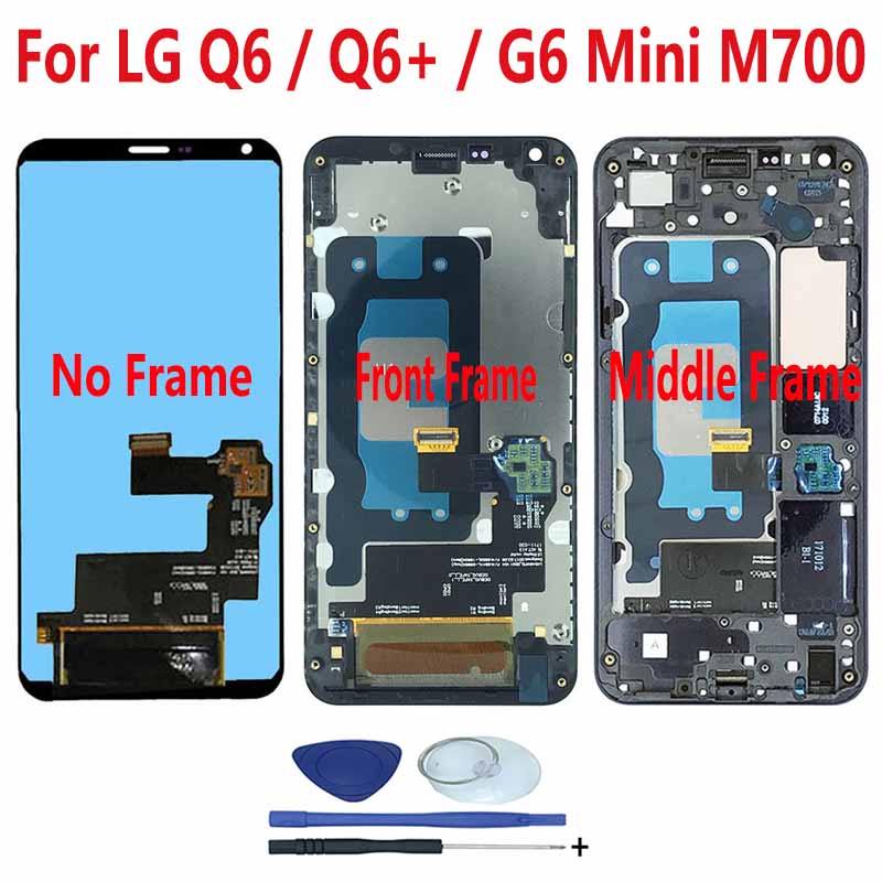 สําหรับ LG Q6 Q6 + M700 M703 US700 M700A M700N M700H US700 X600K X600S X600KP จอแสดงผล LCD Touch Scr