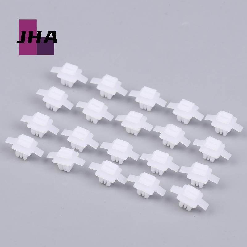 [JHA] 20PCS ด้านข้างกระโปรง Sill Moulding ฝาครอบล้อ Arch Flare Trim Moulding คลิปสําหรับ CR-V Civic 