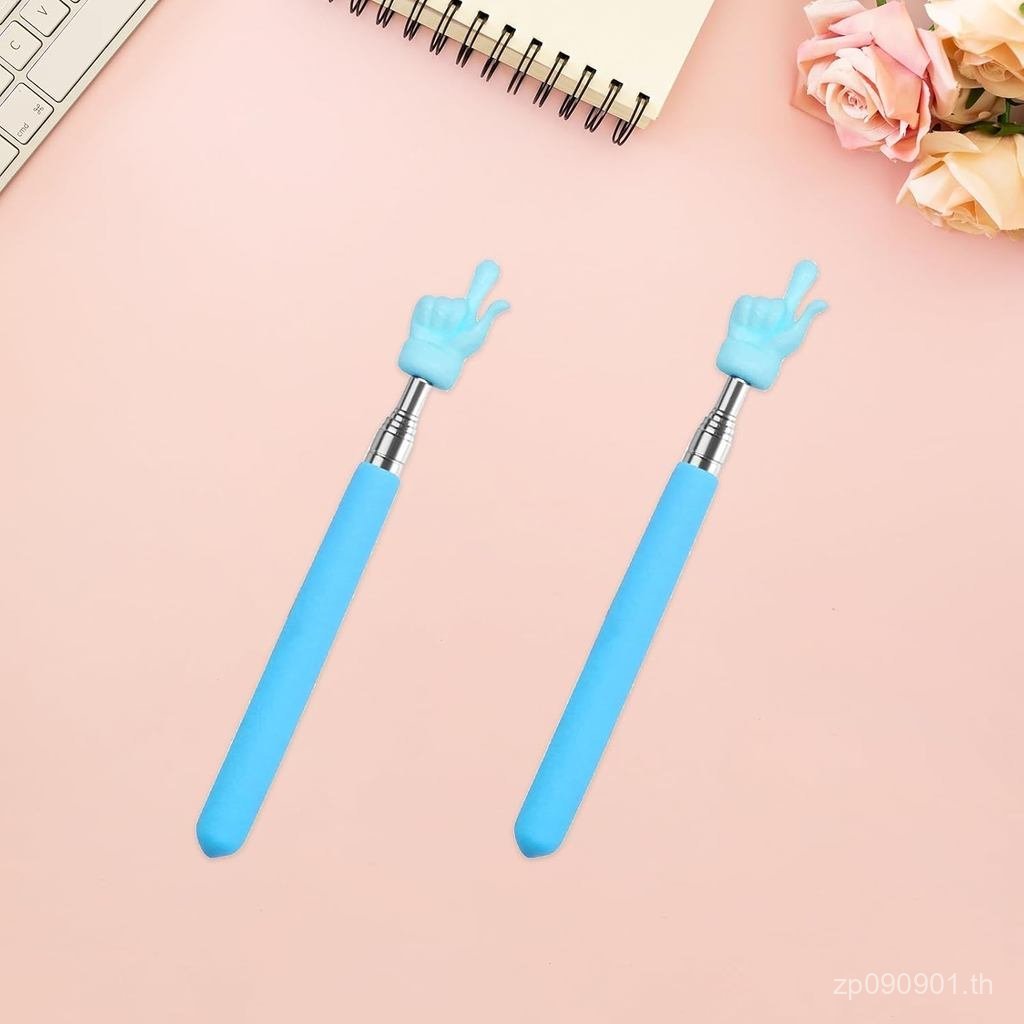 2 Pcs Telescopic Teacher Pointer Finger, Extendable Pointer Teacher Pointers for Classroom, Retracta