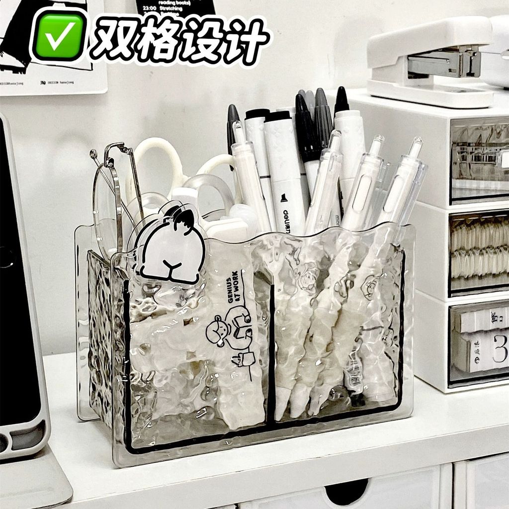 New Product#[1989People Collection]ins Wind Pen Holder Desktop Storage Box Watercolor Pen Paintbrush
