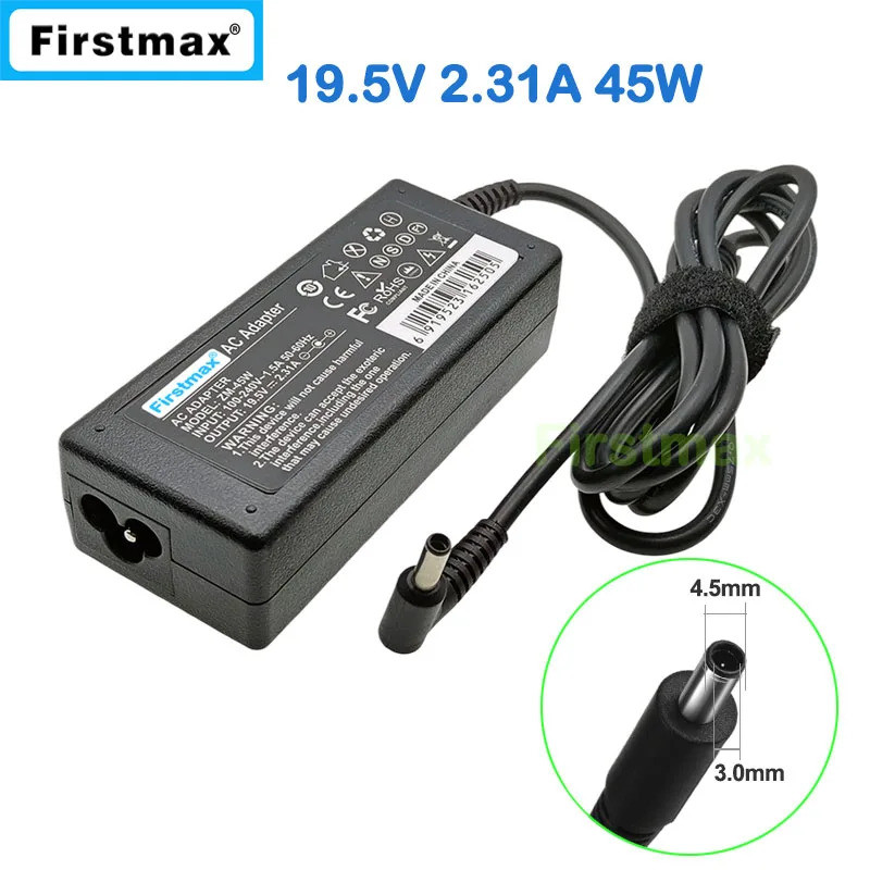 แหล่งจ่ายไฟแล็ปท็อป 19.5V 2.31A 45W สําหรับ Vostro 14 3401 P132G 3468 5471 P76G P75G P88G DA45NM140 