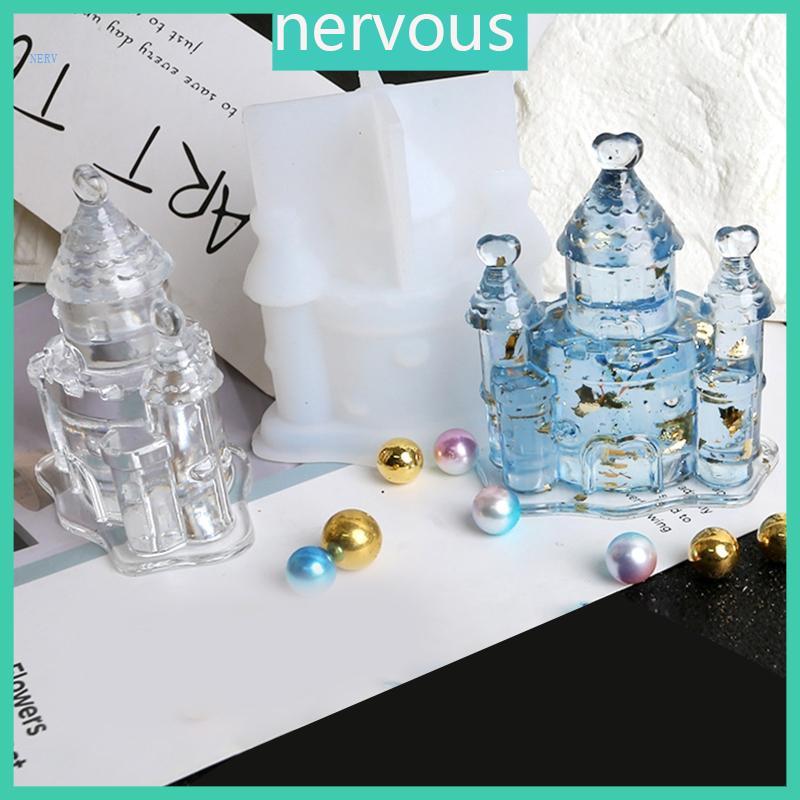 NERV 3D Epoxy Resin Silicone Mold - Fairy Castle Polymer Clay Casting