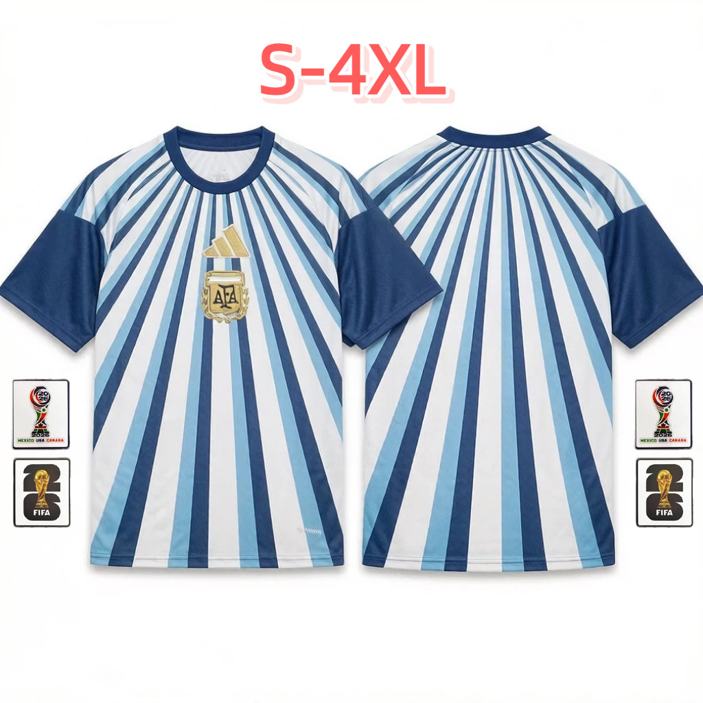 Fan Edition 2026argentina Training Football T-shirt S-4XL T1NAMS33