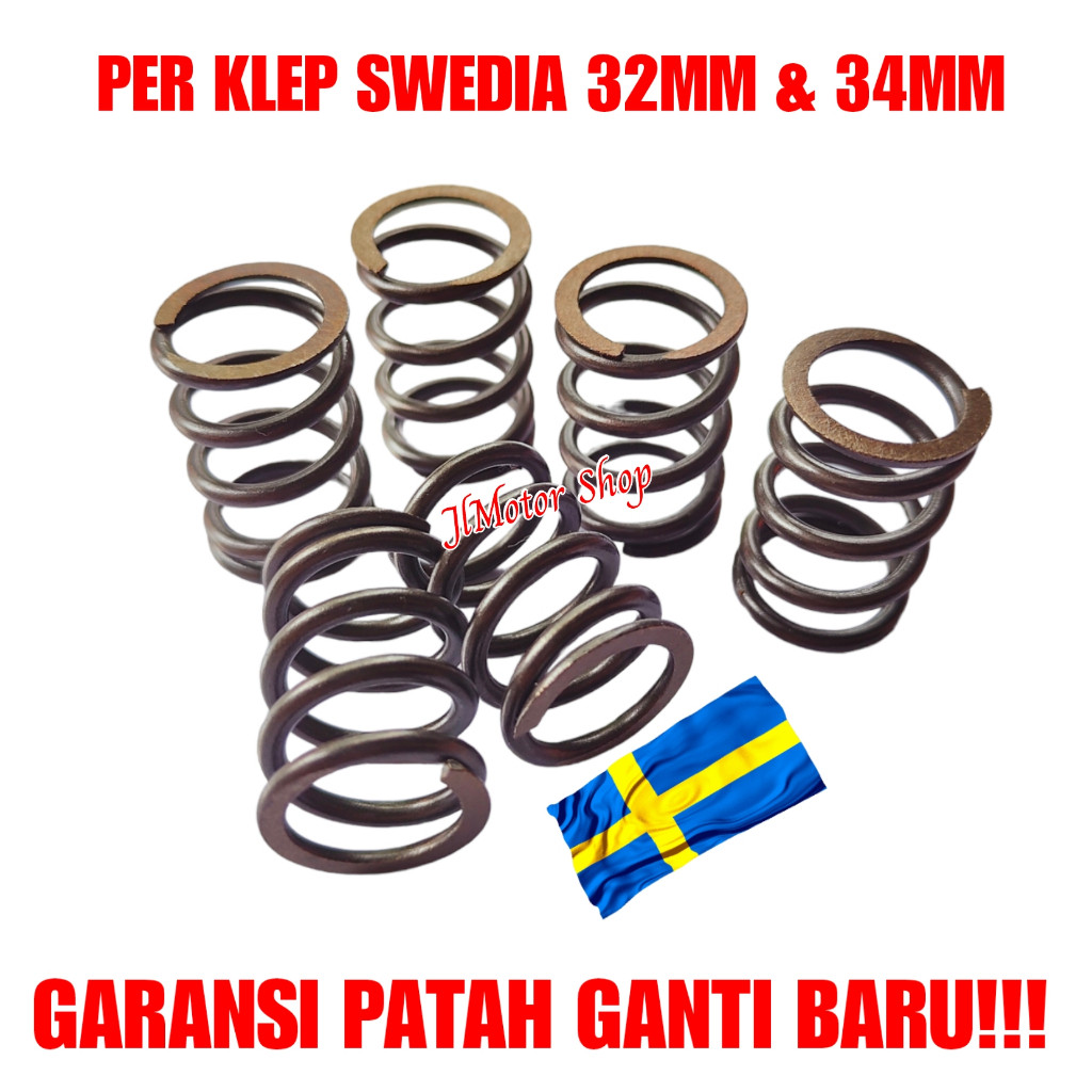 HIGH SWEDEN VALVE SPRING 32 34 MIO JUPITER Z VEGA R RR ZR VARIO SUPRA REVO BLADE GRAND KARISMA BEAT SHOGUN SMASH ใหม่ FINO MIO J M3 XEON VARIO 110 MIO SOUL SPORTY X-Ride ฟรี MIO GT SOUL GT MIO S MIO Z SPIN SKYWAVE ฯลฯ SWEDISH VALVE SPRINGS