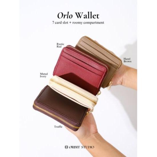 ORBIT STUDIO - กระเป๋าสตางค์ Orlo (6 ช่องการ์ด + กระเป๋าซิป)