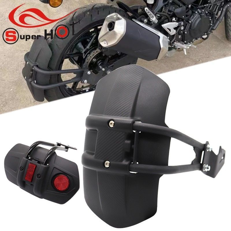 ใช้บังคับ Z400/250คาวาซากิ NINJA นินจา400 Z900 Z900RS อุปกรณ์เสริมแผ่นกันน้ำสำหรับบังโคลนหลังที่ปรับ