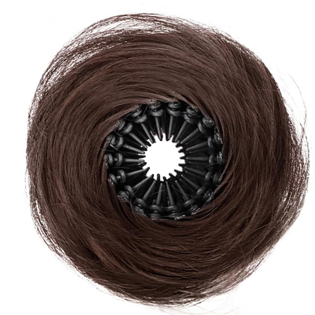 อุปกรณ์เสริมผมHairpieceและBun Extensionsสำหรับสาว ใช้ได้ทั้งถ่ายภาพและคอสเพลย์
