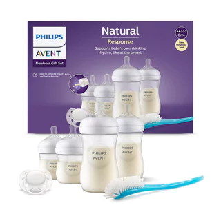 Philips Avent ฟิลิปส์ เอเวนท์ ชุดผลิตภัณฑ์สำหรับเด็กแรกเกิด Natural Response ไม่ดูดไม่ไหล รุ่น SCD838/11