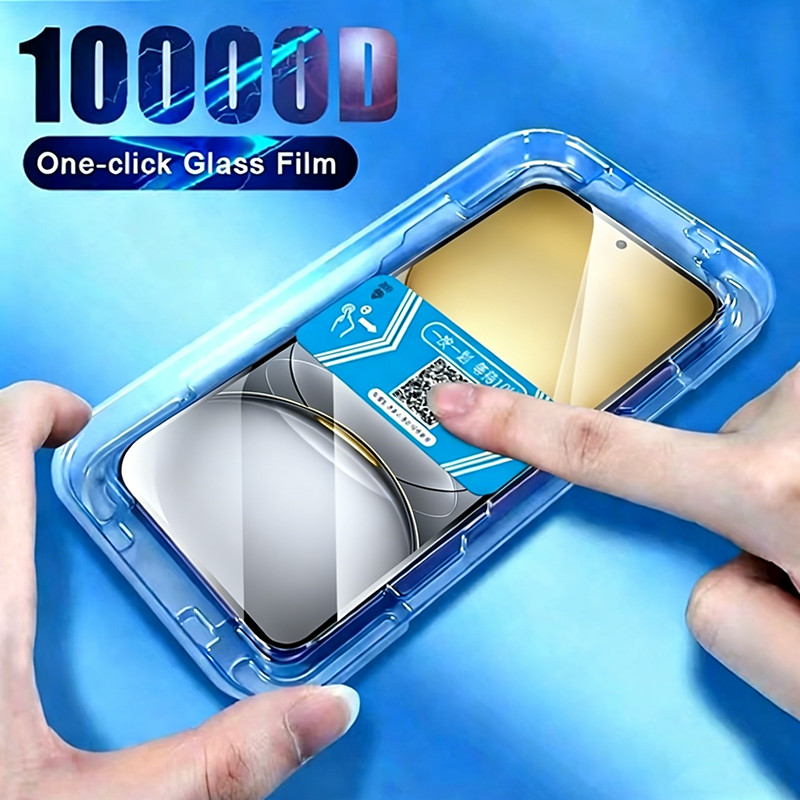 สําหรับ Realme C85 Pro C83 C75 C75X C73 C71 C67 C65 C63 C61 C55 C51 C53 C3 C11 C12 C15 C17 C20 C21 C21Y C25 C25S C25Y C30 C30S C31 C33 C35 Note 80 70 70T Note 60 60X 50 Anti-Spy ความเป็นส่วนตัวคลิกเดียวติดตั้งคลุมทั้งหมดกระจกนิรภัยป้องกันหน้าจอ