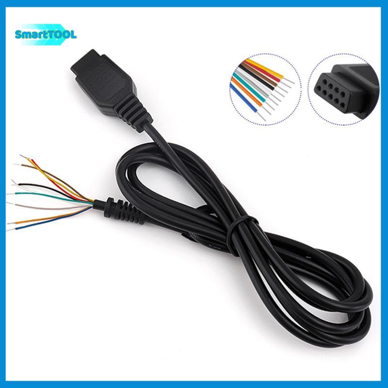 UTZN>สําหรับ Genesis 2 MD 2 สายควบคุมสําหรับ Mega Drive 2 Gamepad Controller ขยายสายไฟ 9Pin เกมคอนโซ