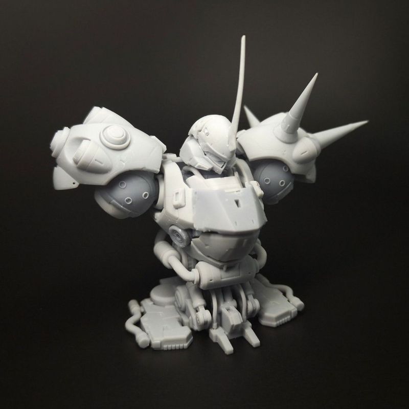 Goda Jingbaofan Bust Light Curing Printing White Model Model Model Goda Model h