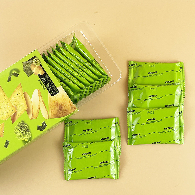 KKbear1MM Potato Biscuits วาซาบิสาหร่ายรส KKbear1MM土Apa干Canola Teas อาหารทะเล Flavourless Gridge Off
