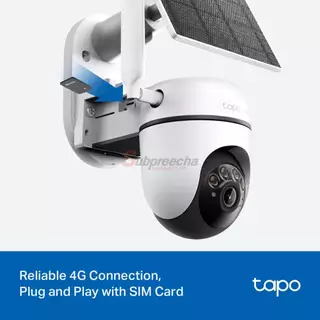 Tapo C615G KIT / Tapo กล้องวงจรปิด 3MP (Lens4mm) (4G) Pan/Tilt มีแบตเตอรี่โซล่าเซล