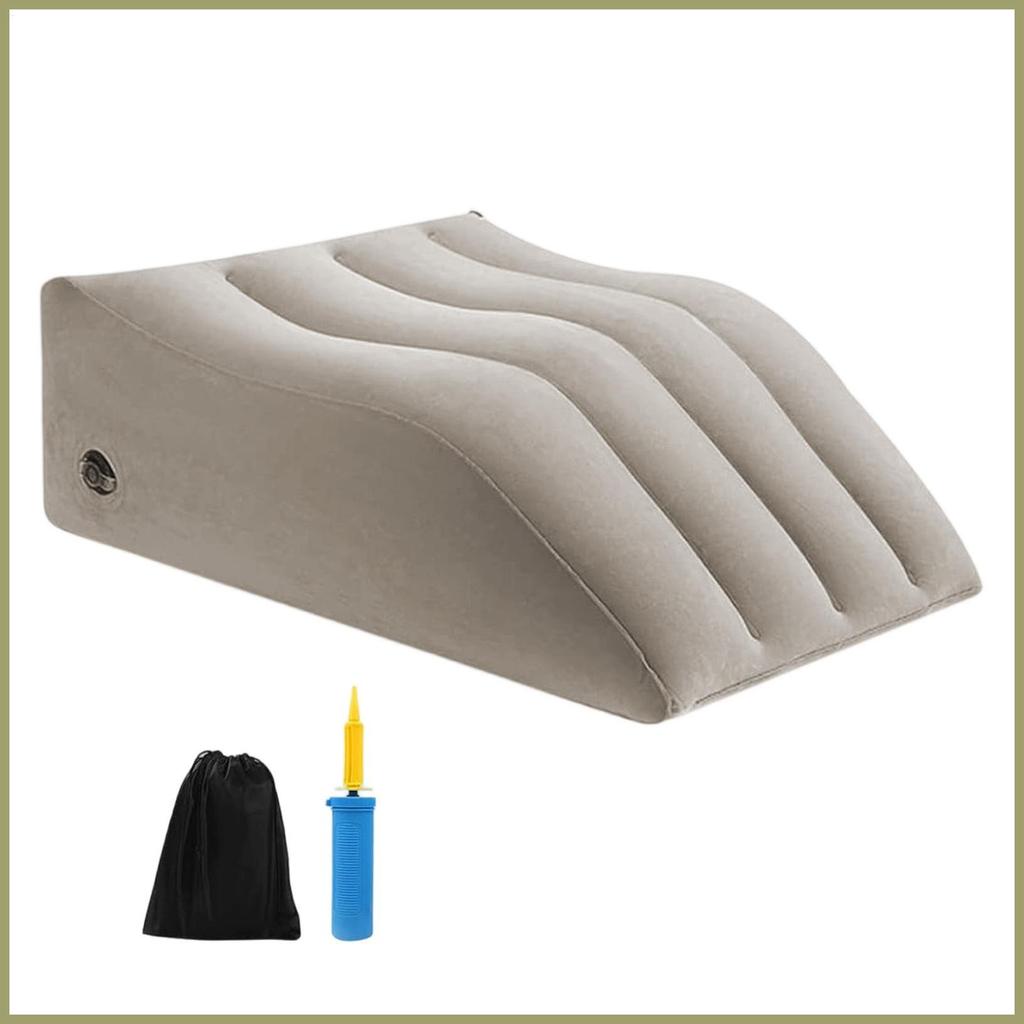 ขา Elevation หมอน Inflatable Foot Support พร้อมการจัดเก็บขา Wedge Elevation หมอน Post Care สําหรับบ้