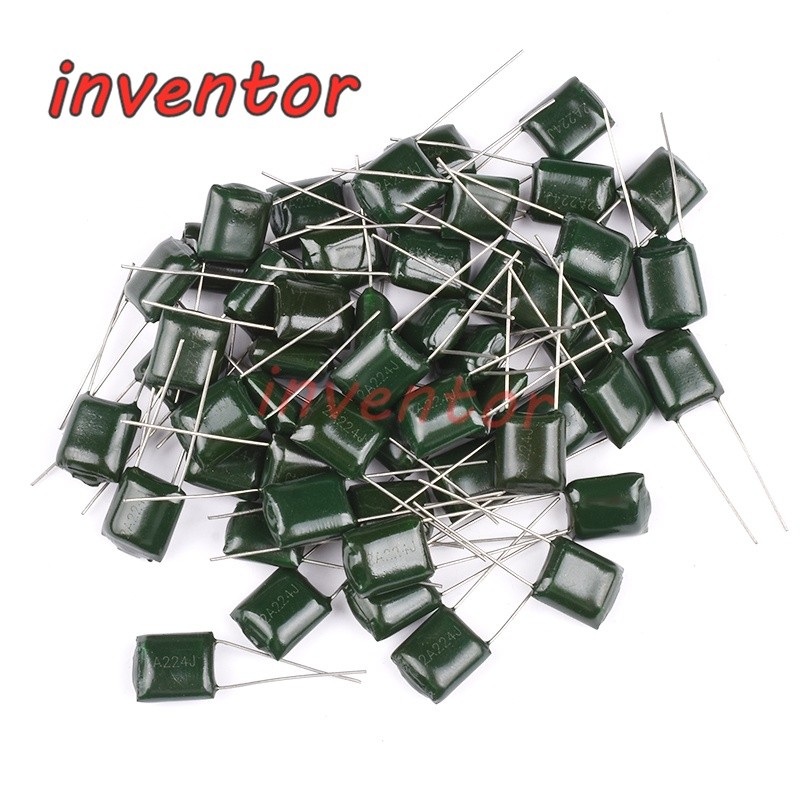 ตัวเก็บประจุโพลีเอสเตอร์ 100V 2A102J/103/104/152/222/223/332/333/42/473/682J
