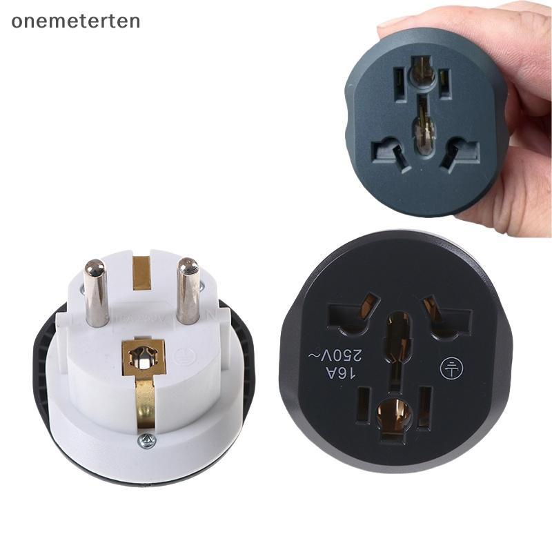 Rten 16A Universal EU Travel Adapter Euro Converter UK US AU ถึง EU AC Soet Plug N