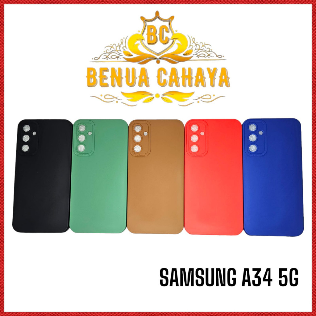 CASE SAMSUNG A34 5G SOFTCASEPRO CAMERA
