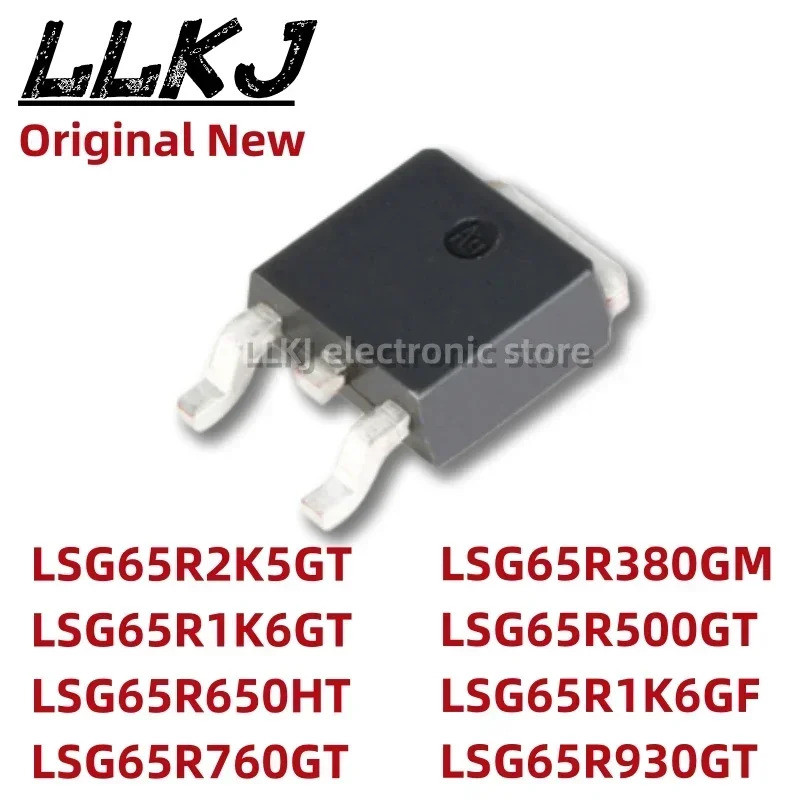 1-5PCS LSG65R2K5GT LSG65R1K6GT LSG65R650HT LSG65R760GT LSG65R380GM LSG65R1K6GF-G65R252T ทรานซิสเตอร์