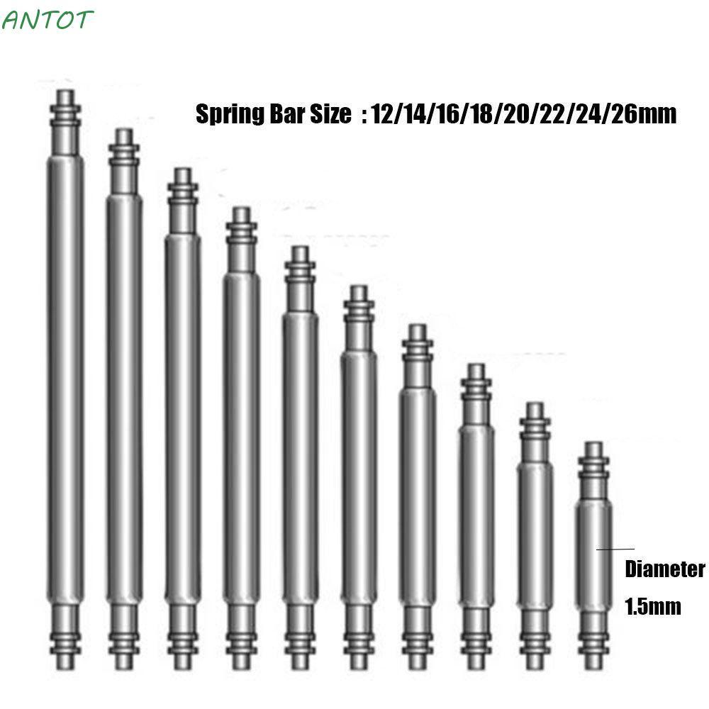 ANTOT 144/360 ชิ้น/เซ็ตช่างซ่อมนาฬิกา Link Pins ชุดสแตนเลส 8 มม.-25 มม.สายนาฬิกาซ่อม