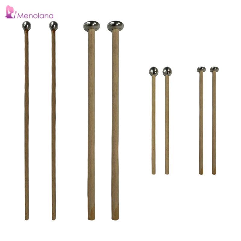 [Menolana] 2 ชิ้นของ Glockenspiel Mallet, Vibraphone Mallet, Xylophone Mallet สําหรับผู้เริ่มต้น, Ma