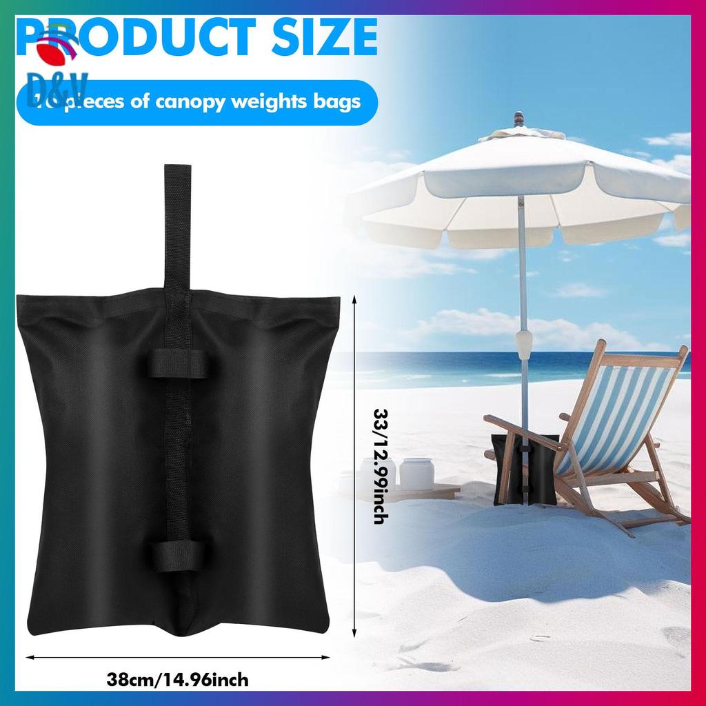 D&V 16 Pa Canopy น้ําหนักกระเป๋าสําหรับเต็นท์ Canopy ขา Heavy Duty Canopy น้ําหนักถุงทราย 400 LBS Ca