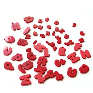 REDD น่ารัก Q รุ่นตัวอักษร Adornments แม่พิมพ์ซิลิโคนตกแต่งแม่พิมพ์สําหรับ DIY เรซิ่นเครื่องประดับและตกแต่งงานปาร์ตี้