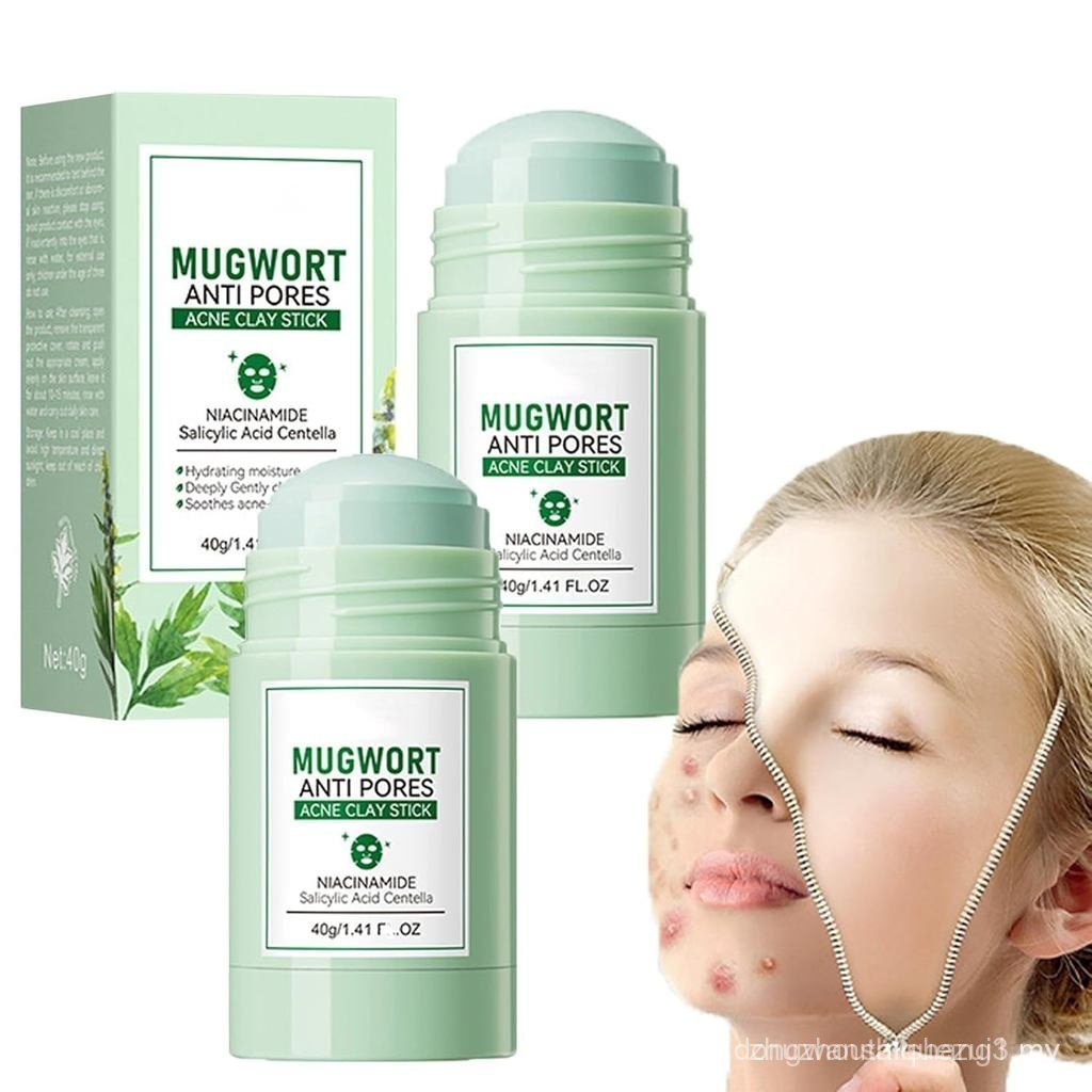 Mugwort Mask เกาหลี, Mugwort Clay Mask Stick, Mugwort Anti Pores & Acne Clay Mask, Mugwort Mud Mask 