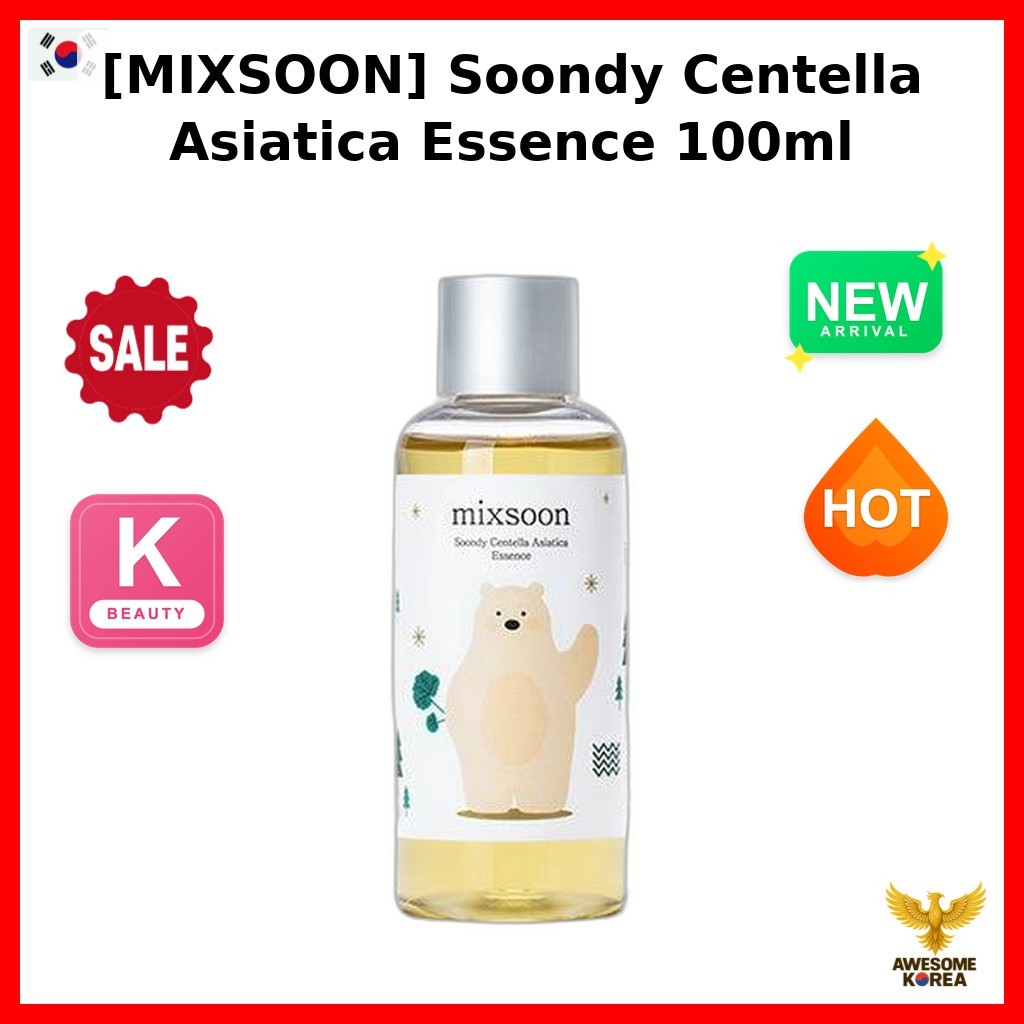 [MIXSOON] Soondy Centella Asiatica Essence 100ml / Korean Essence / Centella Asiatica / ของแท้ 100% 