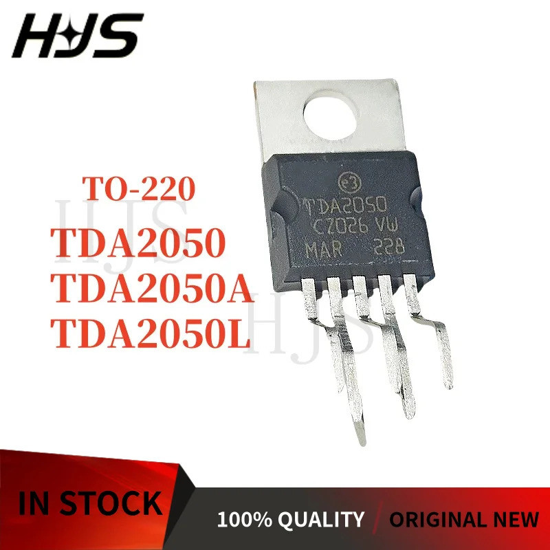 10PCS TDA2050 TDA2050A TDA2050L TO-220 เครื่องขยายเสียงทรานซิสเตอร์ยี่ห้อสต็อก MOS CHIP IC IMQH