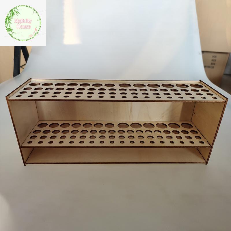 BigBabyHouse 67 หลุมติดผนังแปรงไม้ Organizer Artist โต๊ะพรีเมี่ยมสําหรับจิตรกรรมเครื่องมือ Home Stud